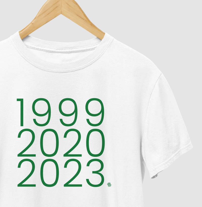 Camiseta Anos de Glória - Alviverde - Algodão Premium