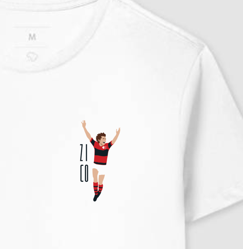 Camiseta - Zico Camisa 10 Gávea - Algodão Premium