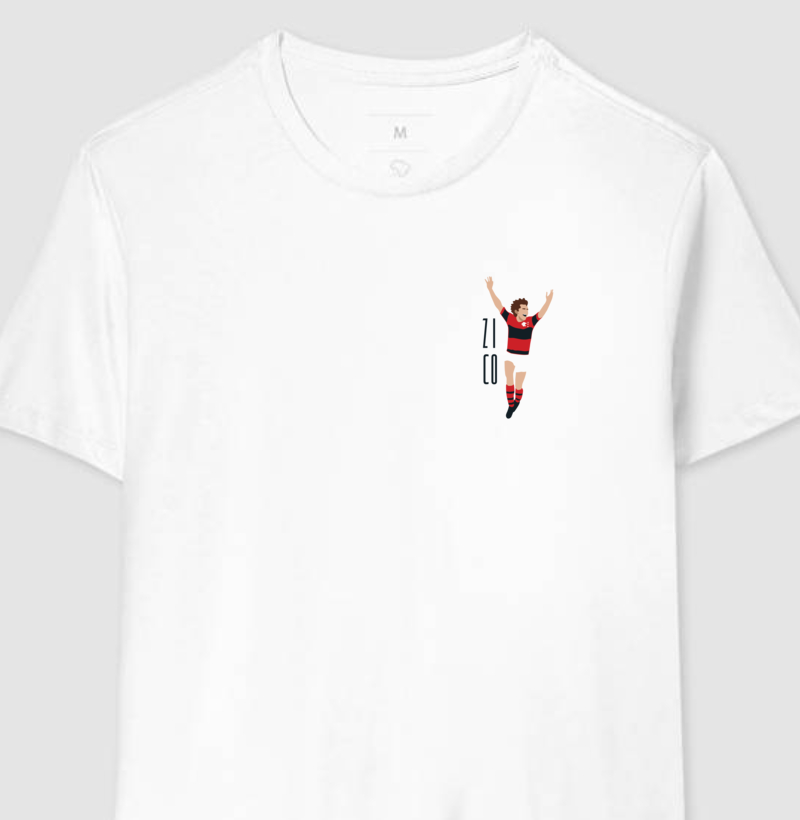 Camiseta - Zico Camisa 10 Gávea - Algodão Premium