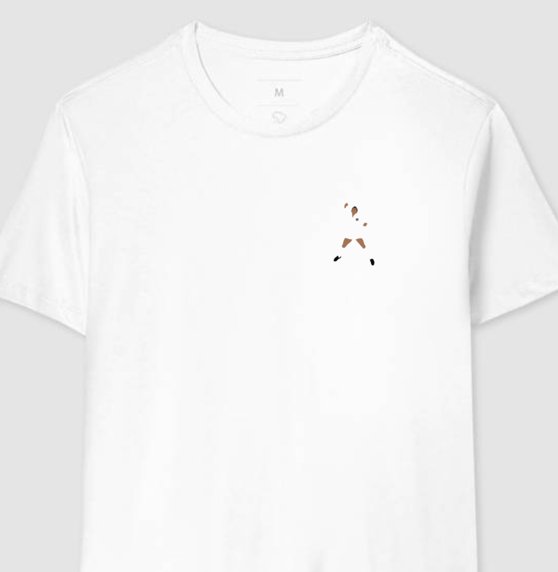 Camiseta - Pelé Rei da Vila - Algodão Premium