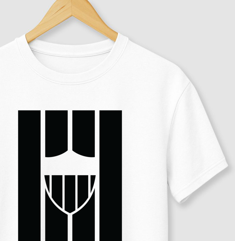 Camiseta Identidade Alvinegra – Atlético em Traços – Algodão Premium