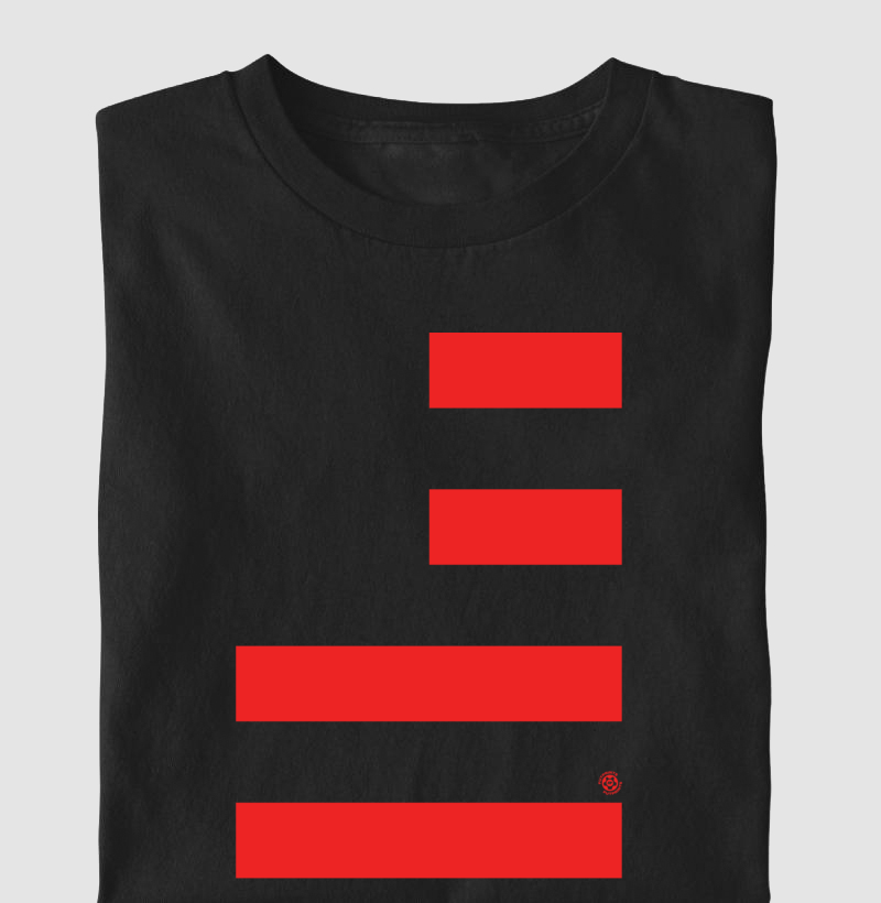 Camiseta Mengo Minimal - Faixas Rubro-Negras – Algodão Premium