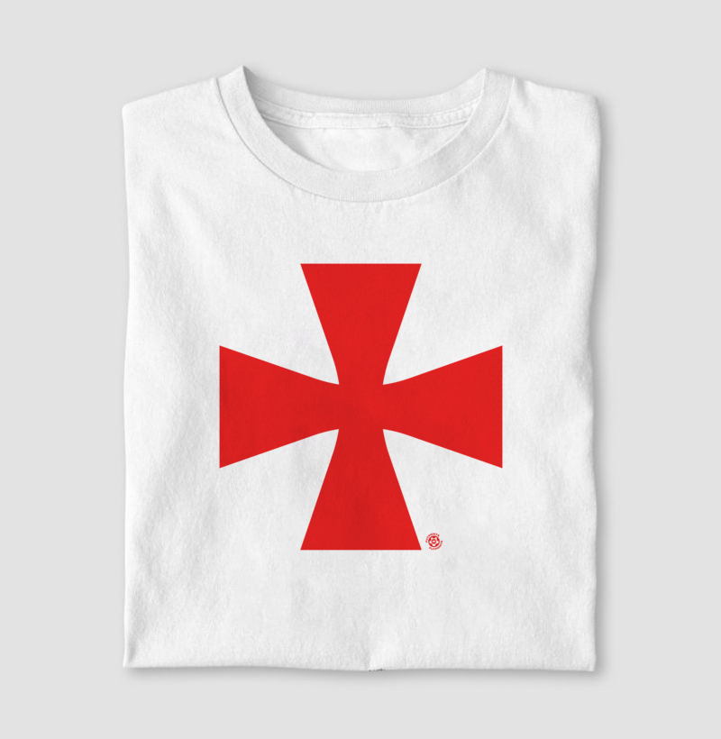 Camiseta Cruz de Malta – Orgulho da Colina – Algodão Premium
