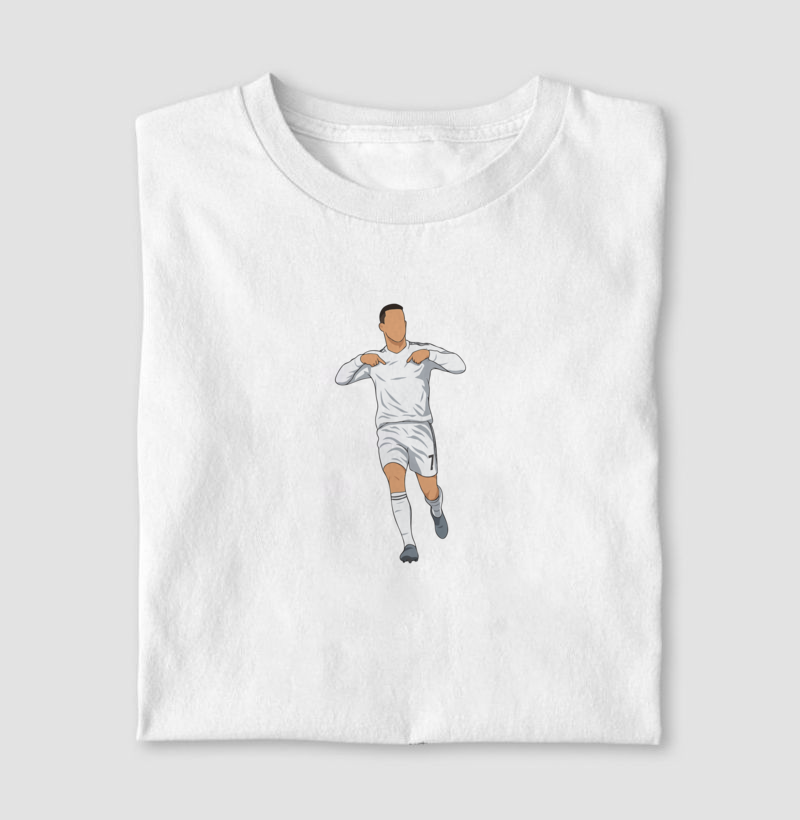 Camiseta CR7 – Calma, Estou Aqui - Algodão Premium