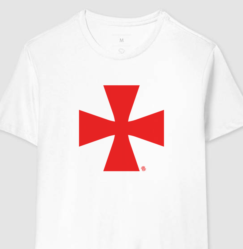 Camiseta Cruz de Malta – Orgulho da Colina – Algodão Premium