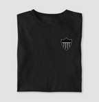 Camiseta Branca - Escudo Minimalista Galo - Algodão Premium