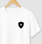 Camiseta Branca - Escudo Minimalista Glorioso - Algodão Premium