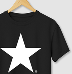 Camiseta Minimal – Estrela Solitária – Algodão Premium
