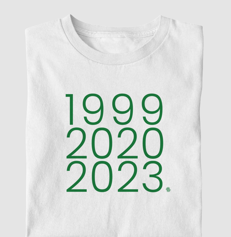 Camiseta Anos de Glória - Alviverde - Algodão Premium