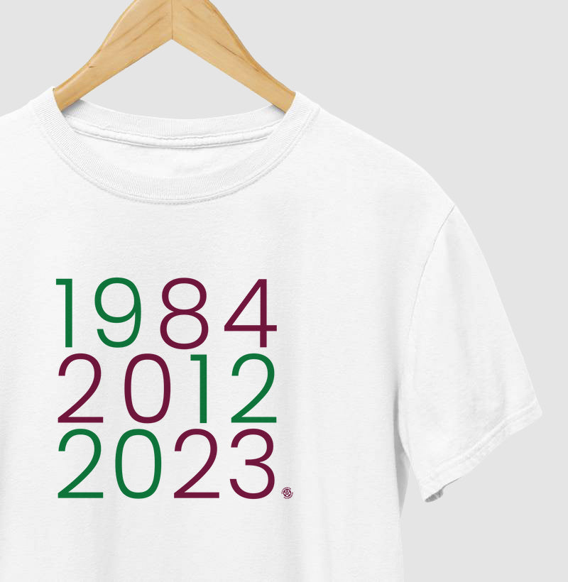 Camiseta Anos - Tricolor das Laranjeiras – Algodão Premium