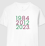 Camiseta Anos - Tricolor das Laranjeiras – Algodão Premium