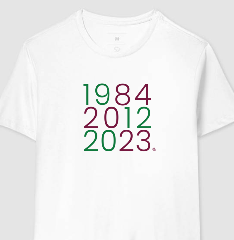 Camiseta Anos - Tricolor das Laranjeiras – Algodão Premium