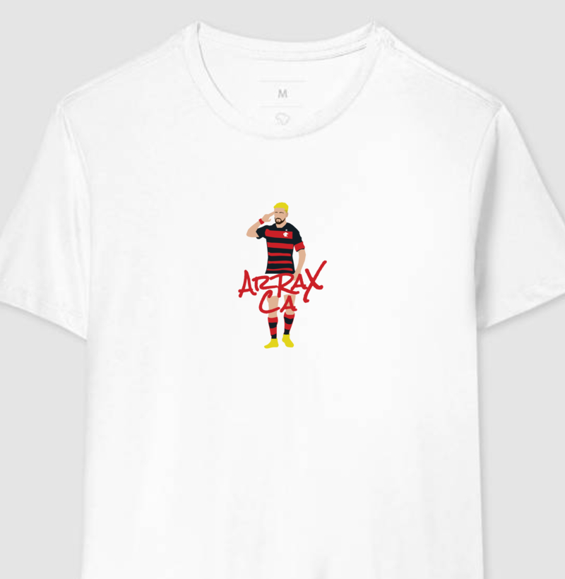 Camiseta Preta - Arraxca - Algodão Premium