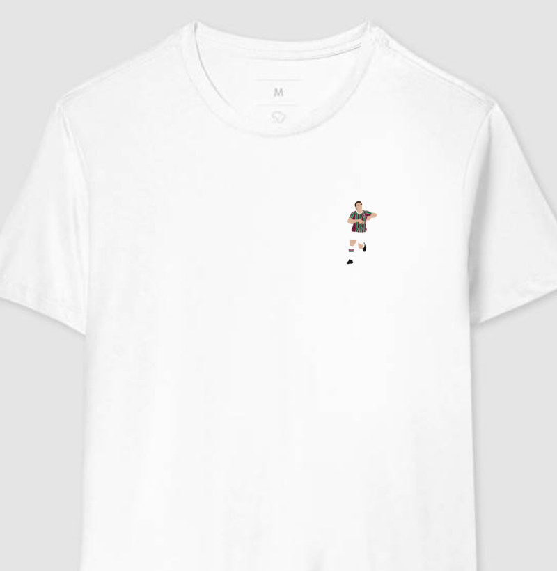 Camiseta - Fred Artilheiro Tricolor - Algodão Premium