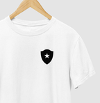 Camiseta Branca - Escudo Minimalista Glorioso - Algodão Premium