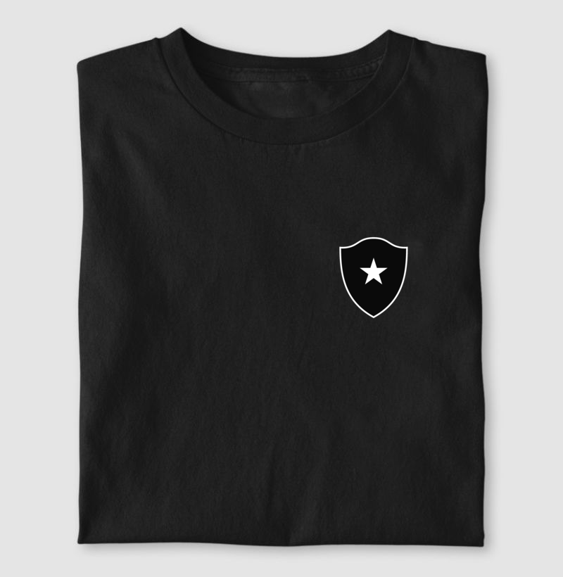 Camiseta Branca - Escudo Minimalista Glorioso - Algodão Premium