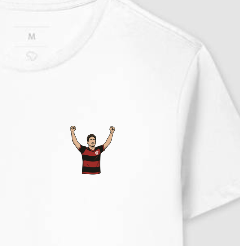 Camiseta Pedro – Matador Rubro-Negro – Algodão Premium