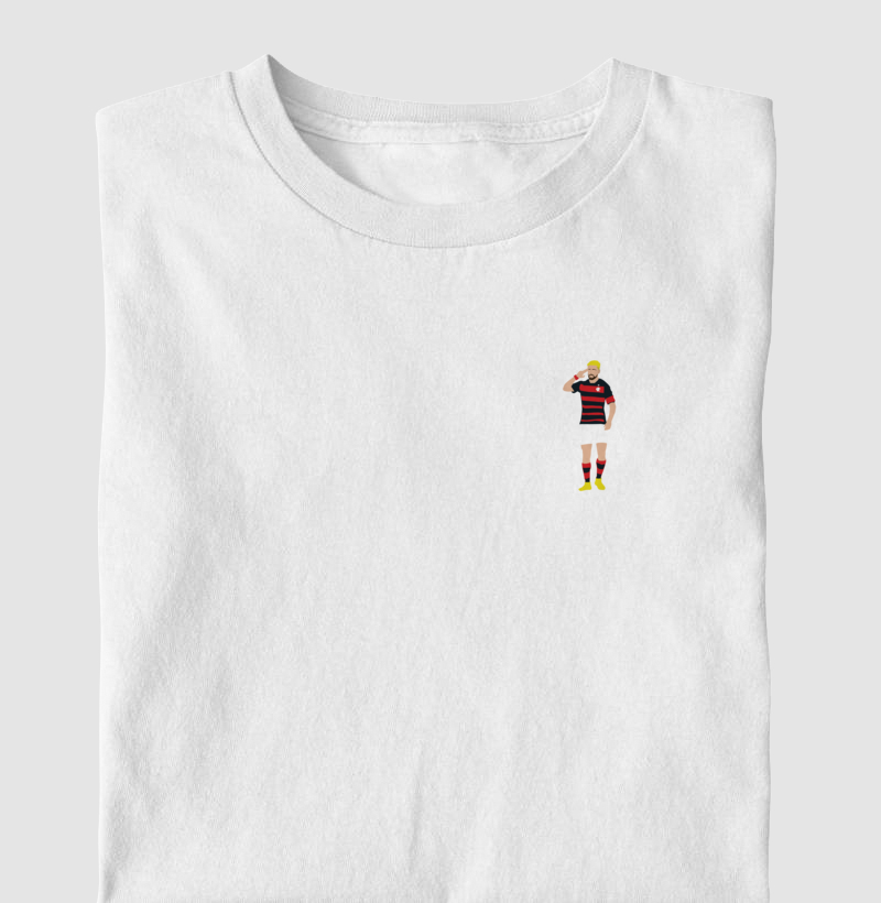 Camiseta - De Arrascaeta - O Maestro Rubro - Negro - Algodão Premium