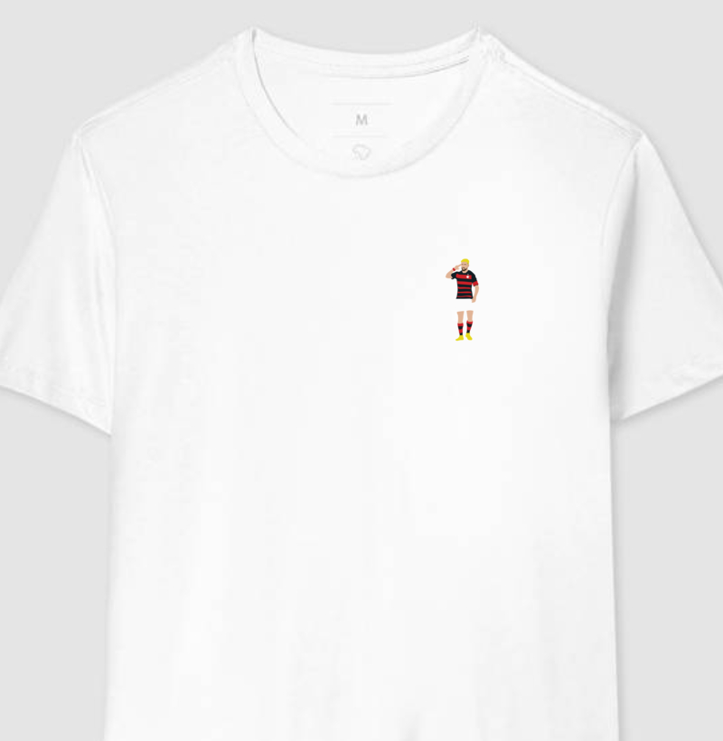 Camiseta - De Arrascaeta - O Maestro Rubro - Negro - Algodão Premium