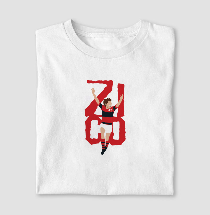 Camiseta – Zico Rei da Gávea– Algodão Premium
