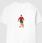 Camiseta CR7 - O 7 que fez Portugal sonhar e vencer - Algodão Premium