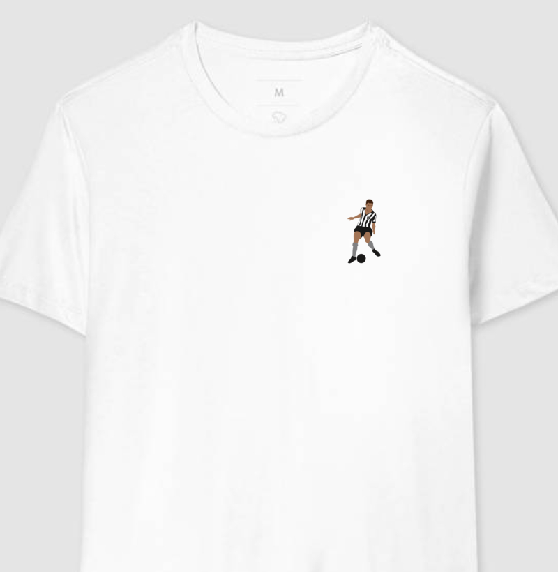 Camiseta - Garrincha Estrela Solitária - Algodão Premium