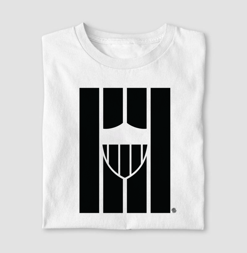 Camiseta Identidade Alvinegra – Atlético em Traços – Algodão Premium