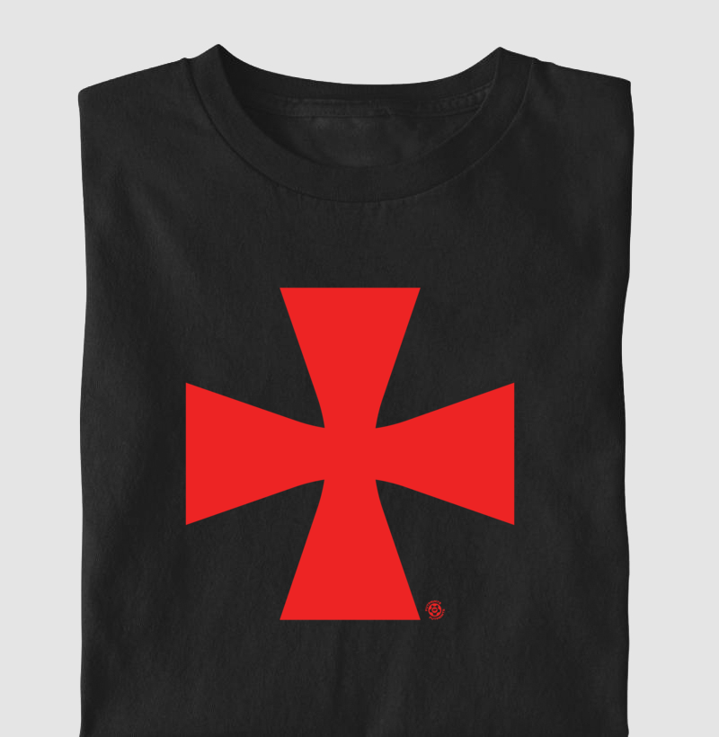Camiseta Cruz de Malta – Orgulho da Colina – Algodão Premium