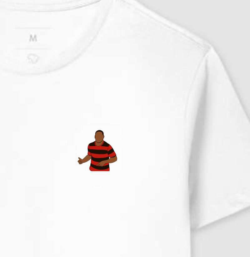 Camiseta Adriano - O Imperador Rubro-Negro - Algodão Premium