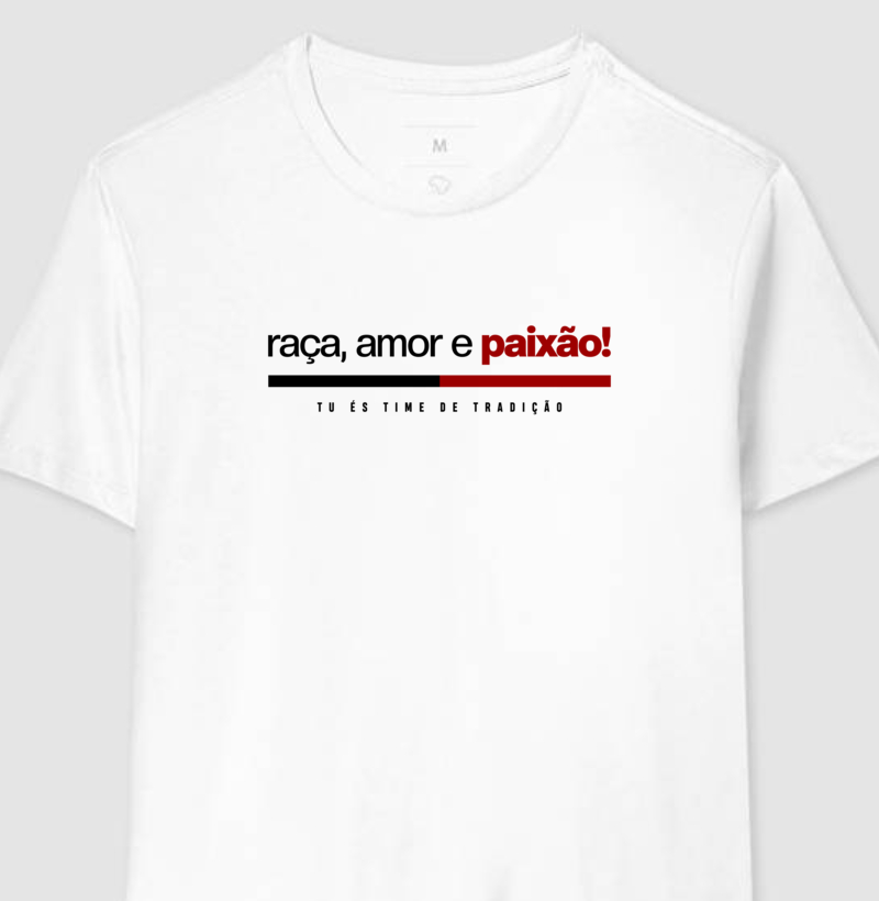 Camiseta – Raça em Cada Grito – Algodão Premium