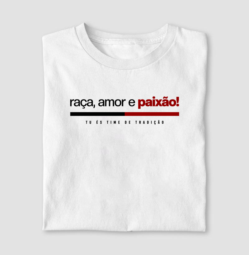 Camiseta – Raça em Cada Grito – Algodão Premium