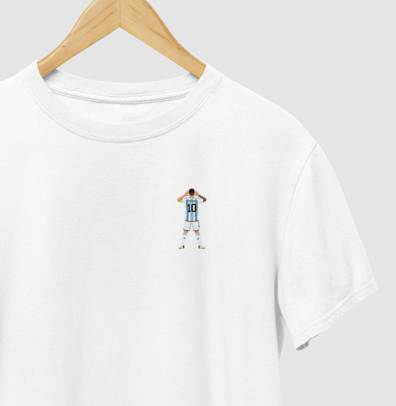 Camisteta Messi – Campeón del Mundo 2022 – Algodão Premium