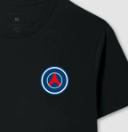 Camiseta - Escudo Minimalista PSG - Algodão Premium