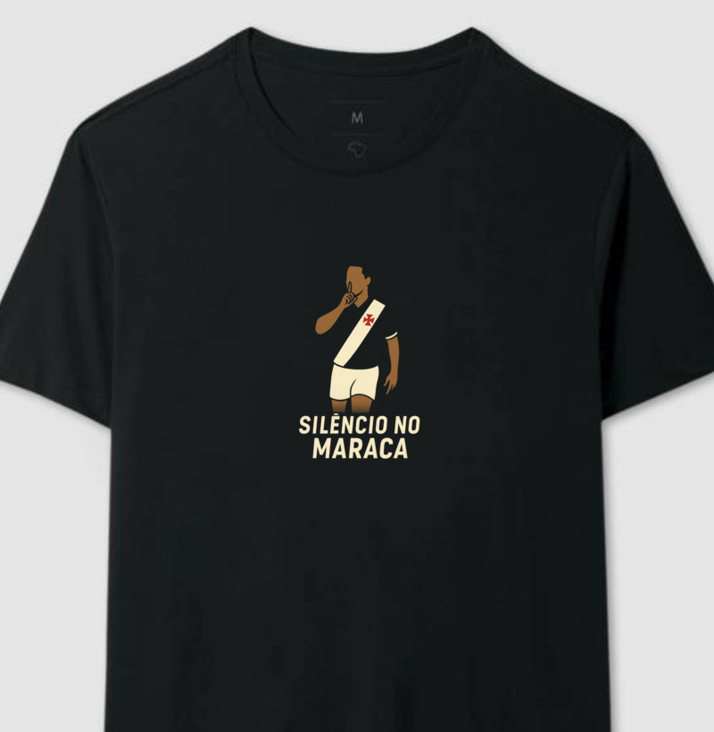 Camiseta Silêncio No Maraca – O Baixinho Da Colina - Algodão Premium