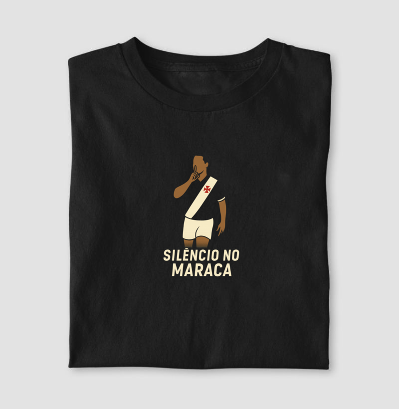 Camiseta Silêncio No Maraca – O Baixinho Da Colina - Algodão Premium