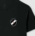 Camiseta Branca - Escudo Minimalista Gigante da Colina - Algodão Premium