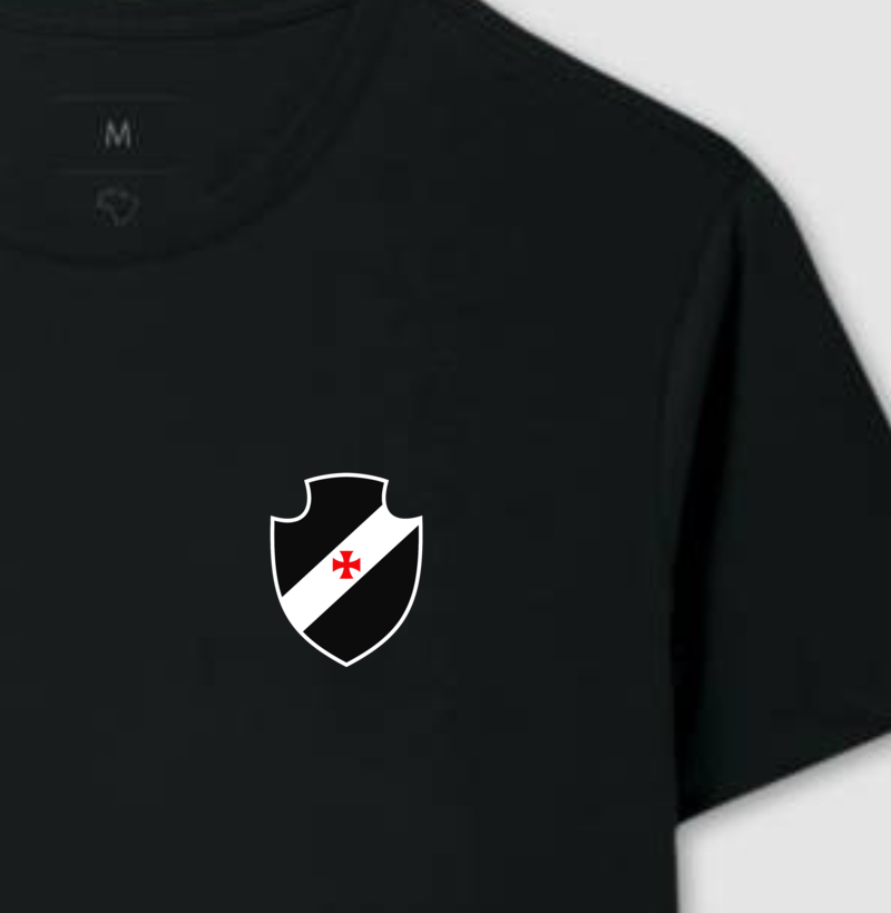 Camiseta Branca - Escudo Minimalista Gigante da Colina - Algodão Premium