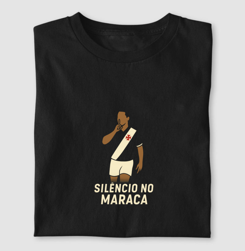 Camiseta Silêncio No Maraca – O Baixinho Da Colina - Algodão Premium